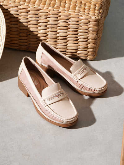 Madesh Loafer Pumps