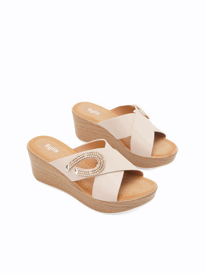 Zita Wedge Slides