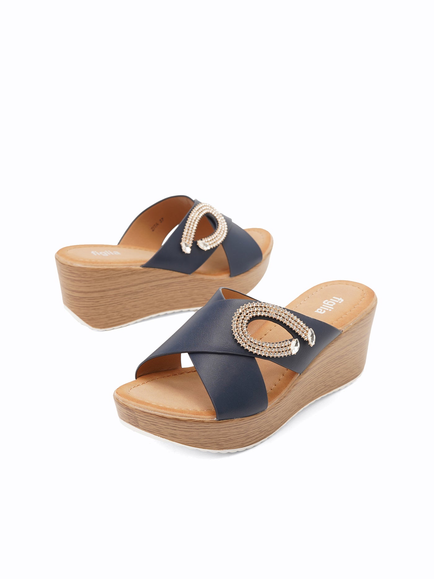 Zita Wedge Slides