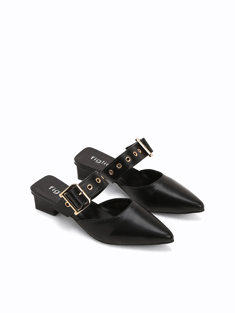 Roselyn Heel Mules