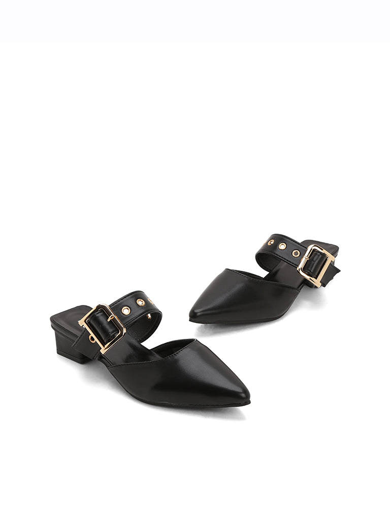Roselyn Heel Mules