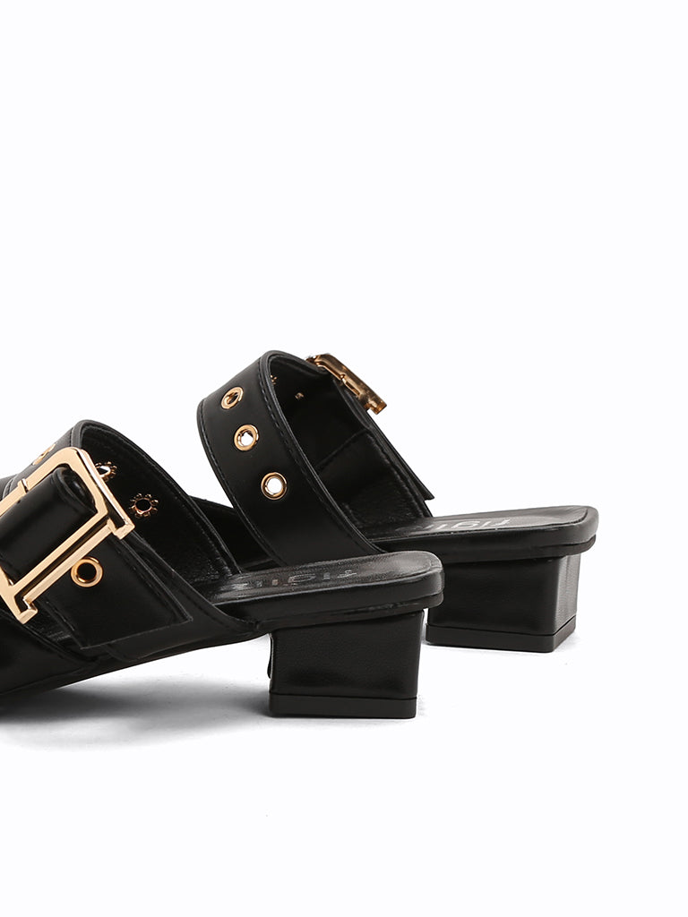 Roselyn Heel Mules