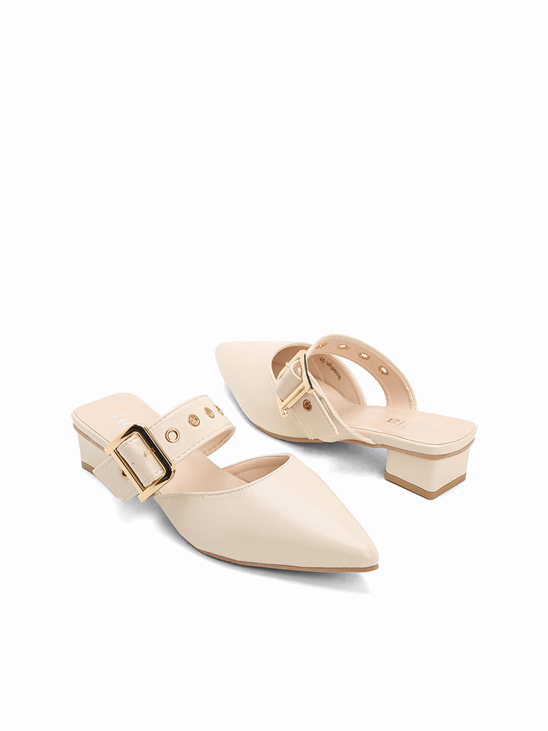 Roselyn Heel Mules