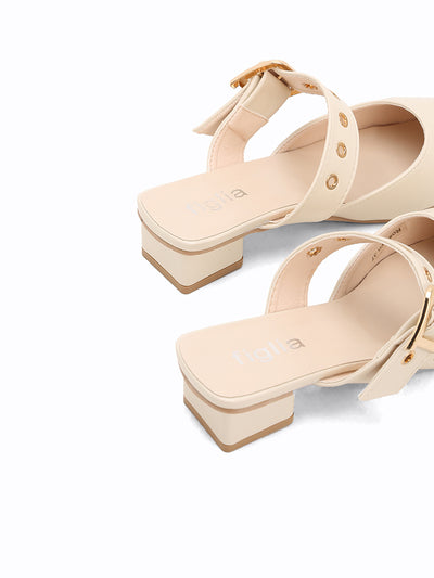 Roselyn Heel Mules