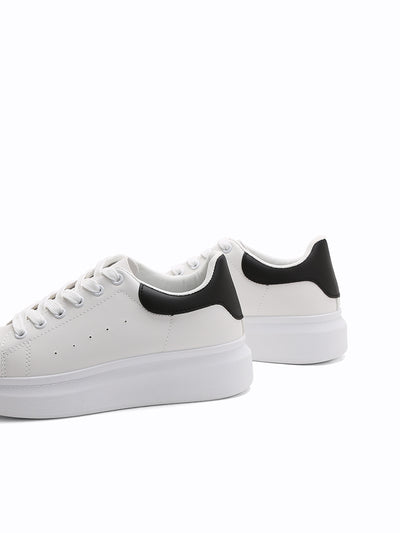 white sneakers platform